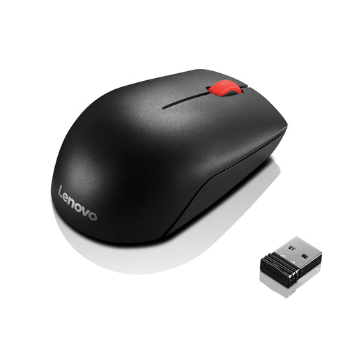 Lenovo ThinkPad Compact Essential Wireless Mouse, 1000dpi, 3 button, USB Nano Reciever -- 1 Year Lenovo Warranty