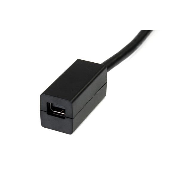 DisplayPort Male to Mini DisplayPort Female Adapter - 6in DP to Mini DP