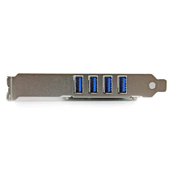 4 Port USB3.0 PCI Express 1X card full and low profile brackets -- 30 Day TTE.CA Warranty -- 2 Year StarTech Warranty