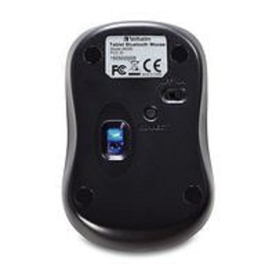 Verbatim Bluetooth Wireless Multi-Trac  LED, Optical Mouse - Black Colour -- 1 Year Verbatim Warranty