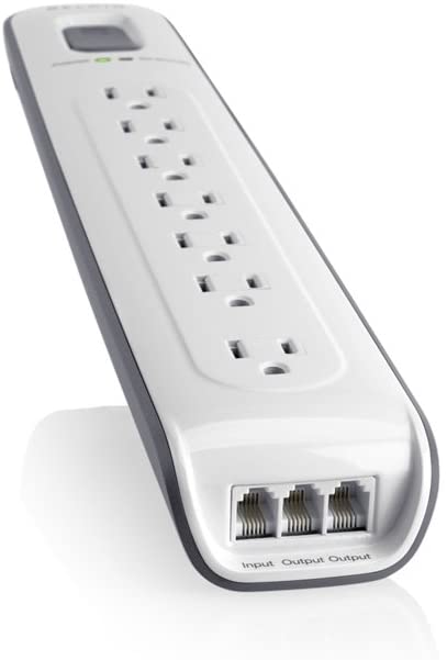 Belkin Surge Protector - 7 Outlets, 8 ft. Cord, 2280 Joule Protection