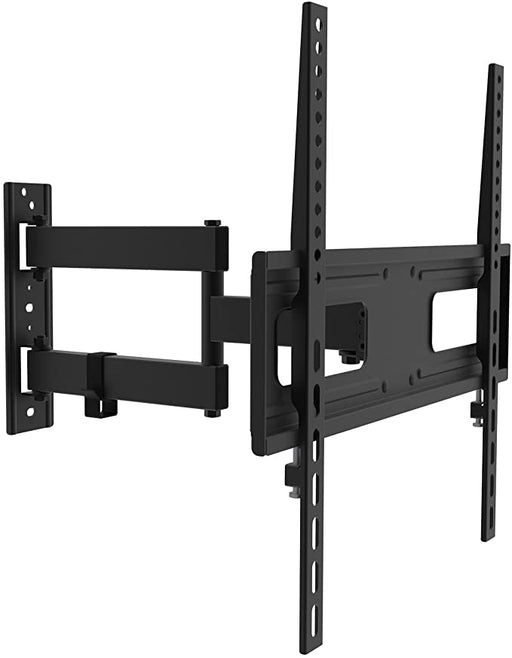 Full motion TV wall mount bracket is suitable for corner mounting, Fits flat panel TV's 26" to 55"