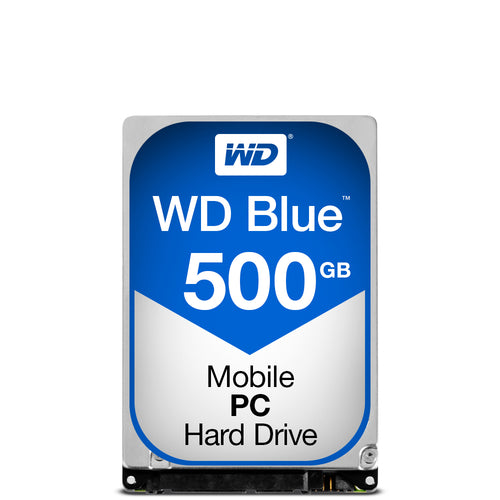 BLUE 2.5&quot; 500GB 5400RPM SATA 6Gb/s 7MM 16MB CACHE --  2 YEAR WD WARRANTY