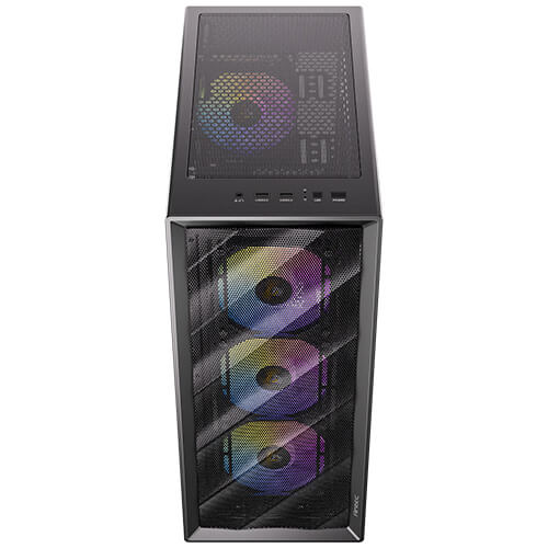 Antec AX85 ARGB Mid-Tower Gaming Case, ATX, M-ATX, ITX -- 1 Year Antec Warranty
