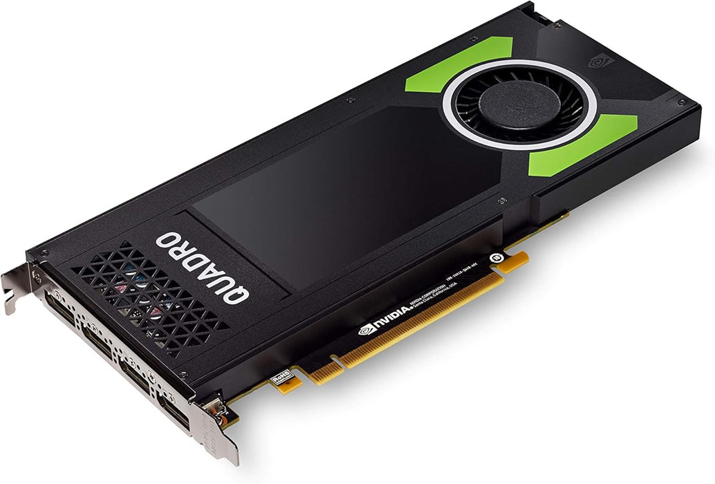 (Certified Off-Lease) NVIDIA Quadro P4000 Graphics Card, 8GB GDDR5, 256-bit, Memory Bandwidth Up to 243Gb/s, NVIDIA CUDA Cores 1792, PCI-E 3.0 x16, Max Power 105W, Active Thermal Solution, 4x DP -- 90 Day TTE.CA Hardware Warranty