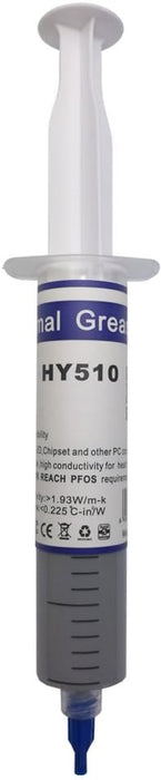 Reusable Thermal Paste (40g), Large Syringe Thermal Grease Cool Compound Heatsink Apply to PC/CPU/GPU/LED/VGA (spreader Included)