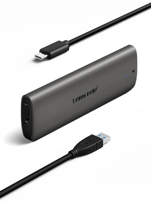 Lemorele M.2 NVMe Enclosure -- 30 Day TTE.CA Warranty