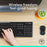 Logitech MK270 Wireless Keyboard and Mouse Combo for Windows, 2.4 GHz Wireless, Compact Mouse, 8 Multimedia and Shortcut Keys, Long Battery Life, for PC, Laptop -- Logitech Warranty