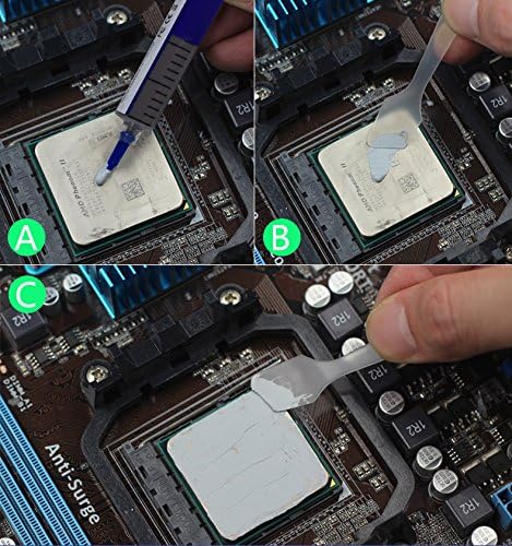 Reusable Thermal Paste (40g), Large Syringe Thermal Grease Cool Compound Heatsink Apply to PC/CPU/GPU/LED/VGA (spreader Included)