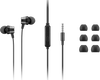 Lenovo Analog In-Ear Headphone Gen II (3.5 mm), Universal 3.5 mm Connectivity, Excellent Audio, Ultimate Control, 9mm speaker driver, 3 sizes of ear tips -- 1 Year Lenovo Warranty