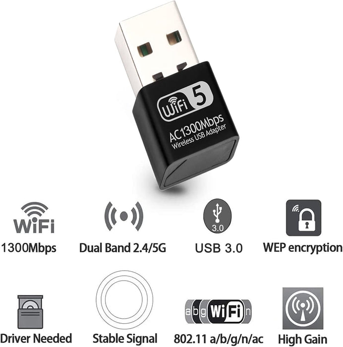 USB WI-FI Dongle AC1300