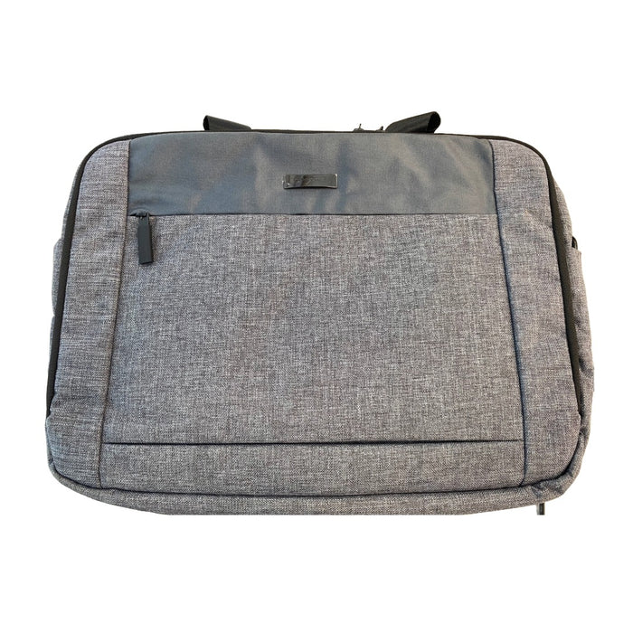 Gino Ferrari Laptop Bag 16In Classic Collection Acadian Shoulder Strap - Denim Grey