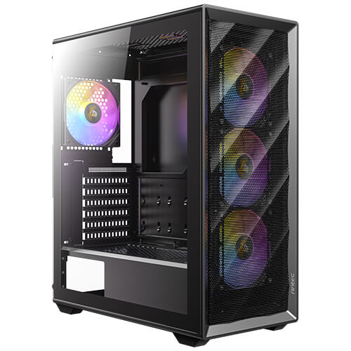 Antec AX85 ARGB Mid-Tower Gaming Case, ATX, M-ATX, ITX -- 1 Year Antec Warranty