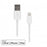 6' USB  Lightning Cable - Male/Male - TechCraft - WHITE