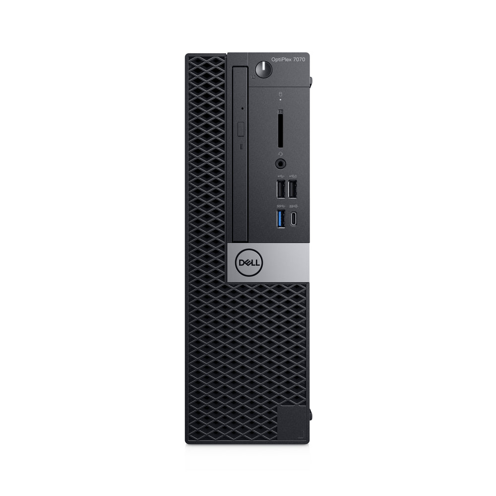 Dell Optiplex 7070 SFF Desktop, Intel Core-i7 9th Gen, 16 GB DDR4 RAM, 256 GB SSD, GbNic, 5x USB3 ,1x USB3 Type C, 4x USB2, 1x Headphone Combo Jack, Intel UHD Graphics 630, 2x DP++ ,  Windows 11 Pro -- 1 Year TTE.CA Hardware Warranty