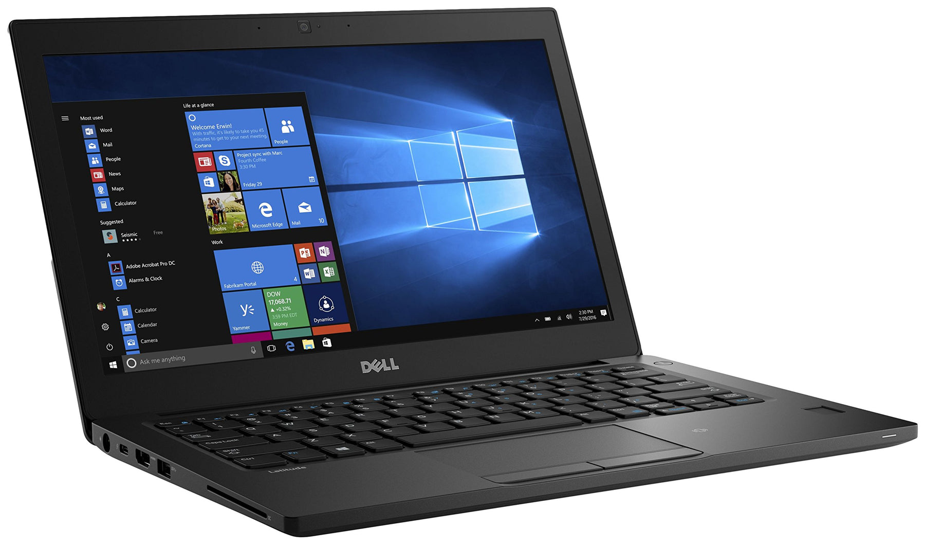Dell Latitude 7280 Notebook, Intel Core-i5, 8Gb Ram, 256Gb M2.SSD, Windows 10 Pro