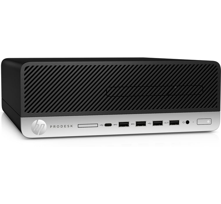 HP ProDesk 600 G5 SFF Desktop, Intel Core-i7 9th Gen, 8 GB DDR4 RAM, 256 GB SSD, Gb Ethernet, Intel UHD 630 Graphics,1x USB3-C, 4x USB2-A, 6x USB3-A, Audio Combo Jack 3.5mm, 2x Display Port, Windows 11 Pro -- 1 Year TTE.CA Hardware Warranty