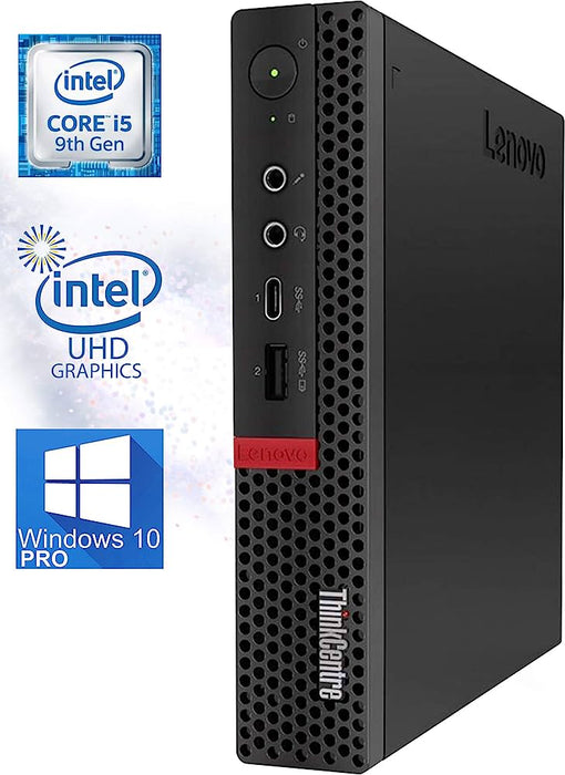 Lenovo M920Q TINY Desktop, Intel Core-i5 9th Gen, 16GB RAM, 256GB SSD, Windows 10 Pro (Windows 11 Ready)  -- 1 Year TTE.CA Hardware Warranty
