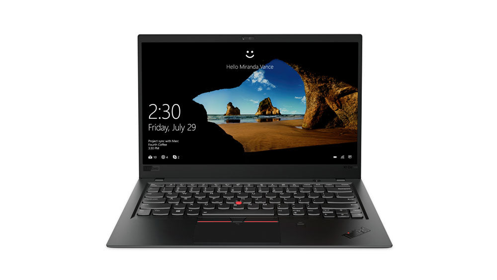 Lenovo X1 Carbon UltraBook, Intel Core-i7 8th Gen, 16 GB DDR4 RAM, 512 GB SSD, 14.0" Wide Screen, Intel UHD Graphics for 8th Gen, Wi-Fi, WebCam, USB3, USB2, Windows 11 Pro -- 1 Year TTE.CA Hardware Warranty -- 30 Day Battery Warranty