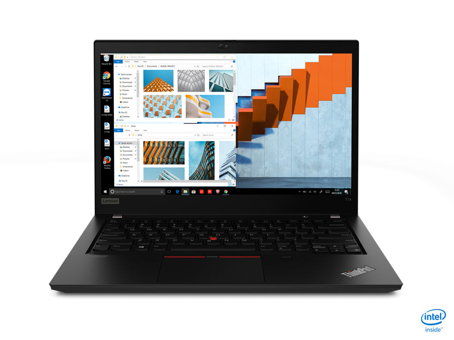 Lenovo ThinkPad T14 Gen 1 Notebook, Intel Core-i7 10th Gen, 16 GB DDR4 RAM, 256 GB SSD NVMe, WebCam HD720p, 14" FHD (1920x1080) IPS, 250nits, Anti-glare, HDMI, Windows 11 Pro -- 1 Year TTE.CA Hardware Warranty -- 30 Day Battery Warranty