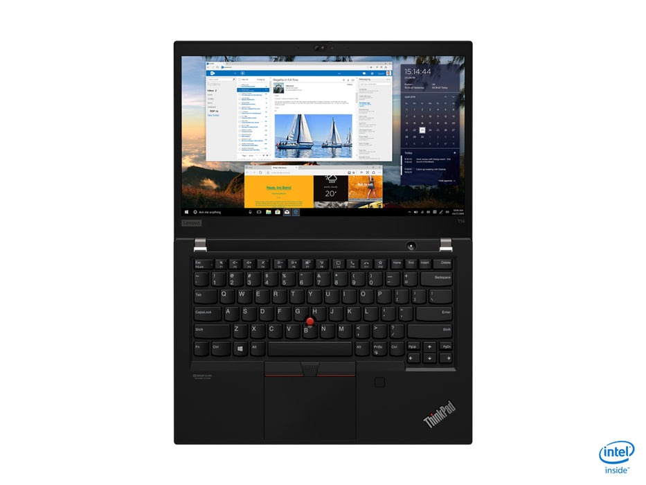 Lenovo ThinkPad T14 Gen 1 Notebook, Intel Core-i7 10th Gen, 16 GB DDR4 RAM, 256 GB SSD NVMe, WebCam HD720p, 14" FHD (1920x1080) IPS, 250nits, Anti-glare, HDMI, Windows 11 Pro -- 1 Year TTE.CA Hardware Warranty -- 30 Day Battery Warranty