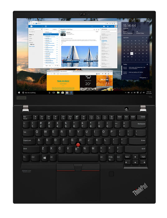 Lenovo ThinkPad T14 Gen 1 Notebook, Intel Core i5-10310U 10th Gen, 16 GB DDR4 RAM, 256 GB SSD, USB3, Ethernet, Wi-Fi 6, BT, WebCam, 14" TOUCH Screen (1920x1080), Windows 11 Pro -- 1 Year TTE.CA Hardware Warranty -- 30 Day Battery