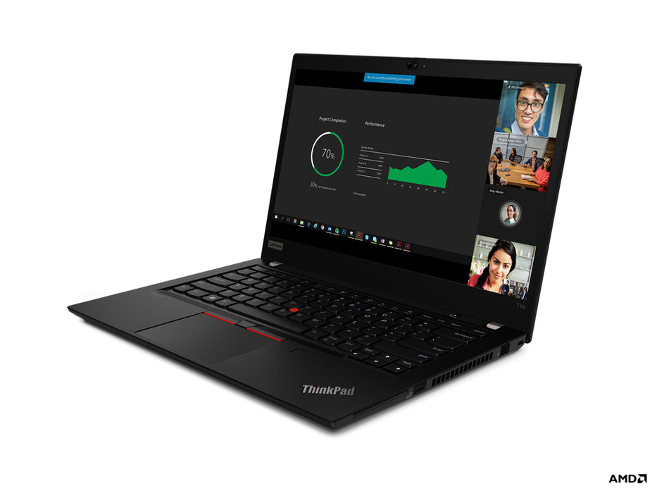 Lenovo ThinkPad T14 Gen 1 Notebook, AMD Ryzen 5 PRO 4650U, 16 GB DDR4 RAM, 256 GB SSD NVMe, WebCam HD720p, 14" FHD (1920x1080) IPS, 250nits, Anti-glare, Wi-Fi 6 11ax, HDMI, Windows 11 Pro -- 1 Year TTE.CA Hardware Warranty -- 30 Day Battery Warranty