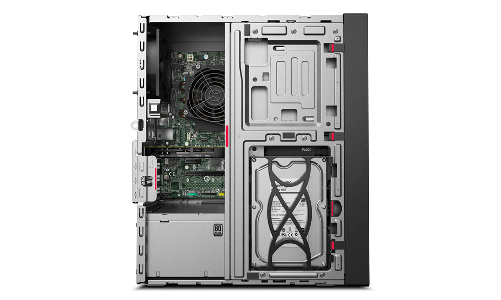 Lenovo P330 ThinkStation Tower, Intel Core i5-8th Gen, 16 GB DDR4 RAM, 256 GB NVMe M2 SSD, Gb-Ethernet, NVIDIA Quadro P400 Graphics, 6x USB3-A, 2x USB2-A, 1x USB3-C, SD Reader, TPM 2.0, Windows 11 Pro -- 1 Year TTE.CA Hardware Warranty
