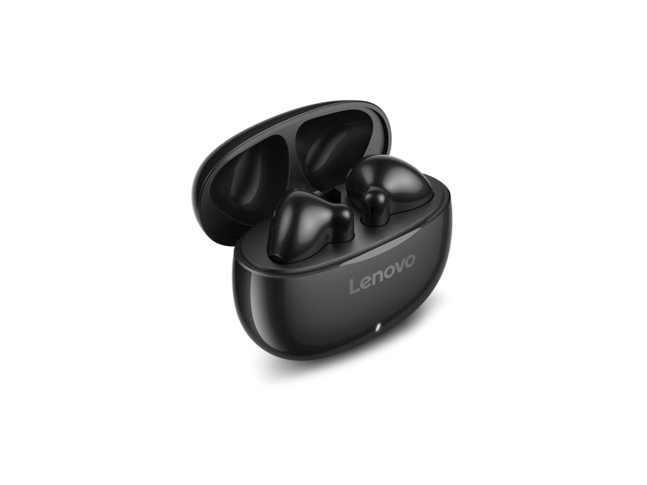 Lenovo E310 True Wireless Stereo Earbuds (Black), Bluetooth 5.3, ENC for standalone version, Type-C charging -- 1 Year Lenovo Warranty