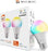 Nexxt Smart Home Indoor WiFi RGB & WhiteLED Light Bulb (2 Pack)