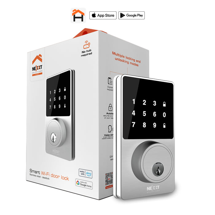 Nexxt Smart Home Wi-Fi Door Lock