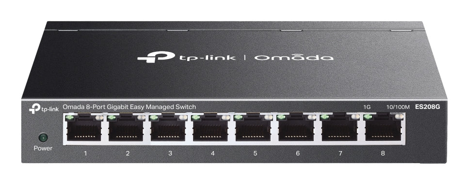 TP-LINK OMADA 8-PORT GIGABIT EASY MANAGED SWITCH PORT: 8 GIGABIT RJ45 PORTS SPEC: DESKTOP STEEL CASE AND FANLESS FEATURE: CENTRALIZED MANAGEMENT BY OMADA SDN CONTROLLER -- TP-LINK 3 YEAR WARRANTY