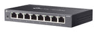 TP-LINK OMADA 8-PORT GIGABIT EASY MANAGED SWITCH PORT: 8 GIGABIT RJ45 PORTS SPEC: DESKTOP STEEL CASE AND FANLESS FEATURE: CENTRALIZED MANAGEMENT BY OMADA SDN CONTROLLER -- TP-LINK 3 YEAR WARRANTY