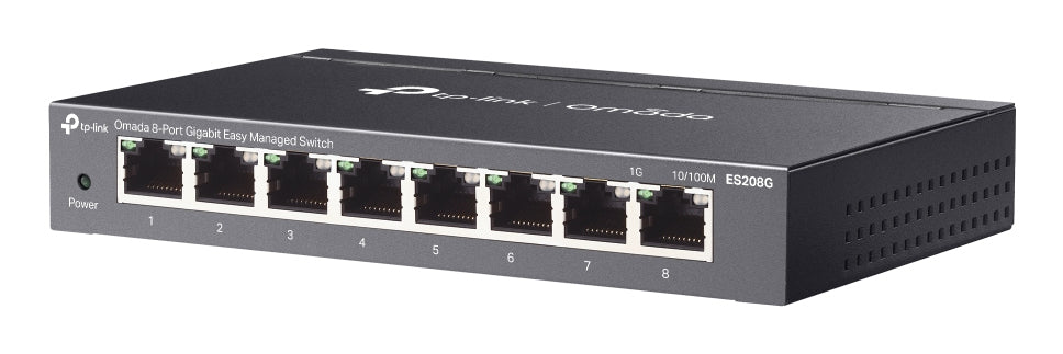 TP-LINK OMADA 8-PORT GIGABIT EASY MANAGED SWITCH PORT: 8 GIGABIT RJ45 PORTS SPEC: DESKTOP STEEL CASE AND FANLESS FEATURE: CENTRALIZED MANAGEMENT BY OMADA SDN CONTROLLER -- TP-LINK 3 YEAR WARRANTY