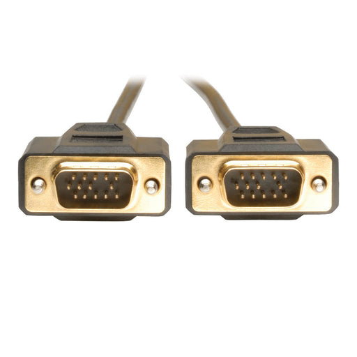 Tripp-Lite 6ft VGA Monitor Gold Platted Cable Molded Shielded HD15 M/M 6 foot -- Tripp-Lite Limited Lifetime Warranty