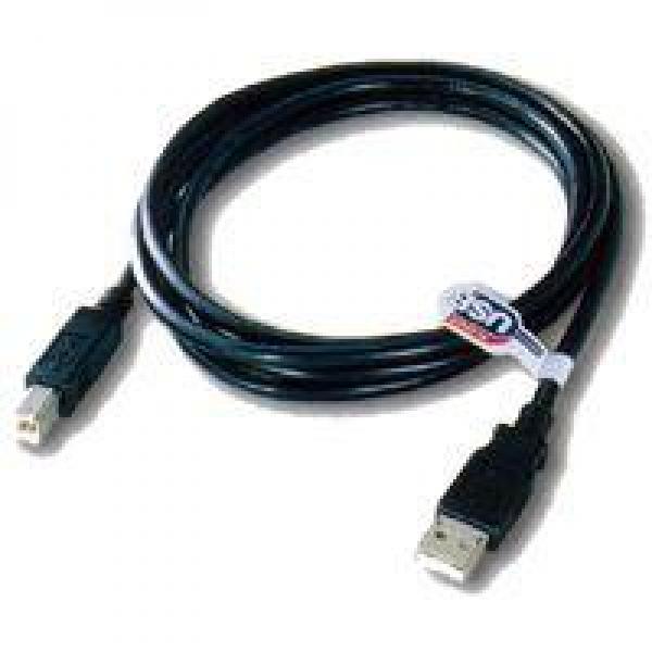 25' USB 2.0 Cable - A to B - Black