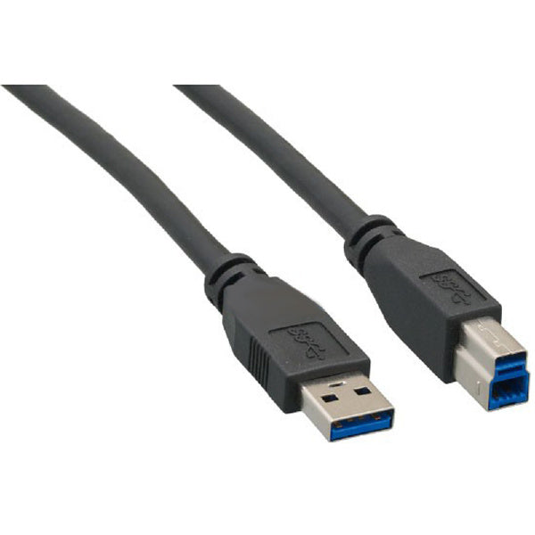 15' USB 2.0 Cable - A to B - Black
