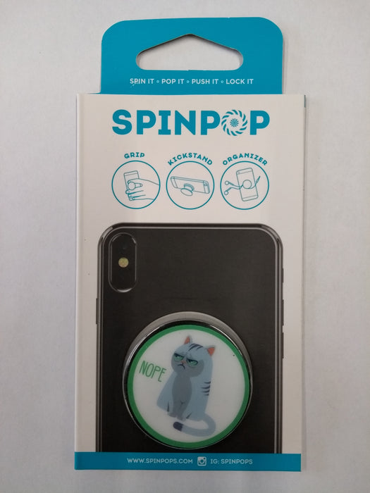 Spinpop Phone Stand, Grip and Organizer