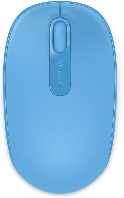 Microsoft Wireless Mobile Mouse 1850 - Cyan Blue (Retail Box) (U7Z-00056) 2.4GHz Wireless , Plug & Go , Nano Receiver