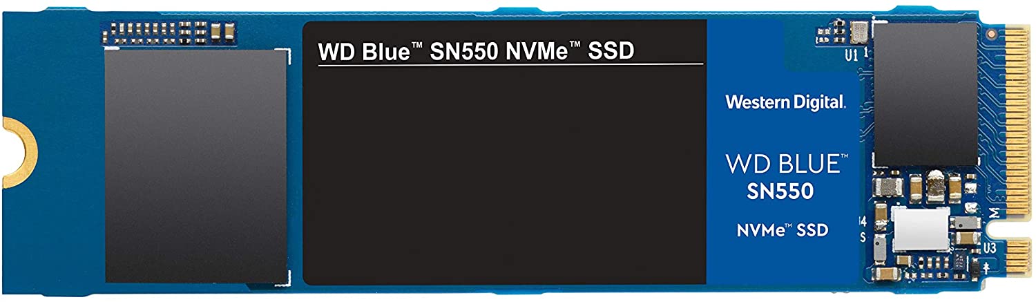 500GB WD Blue SN550 NVMe SSD Gen 3 PCIe M.2 2280 --  5 Years WD Warranty