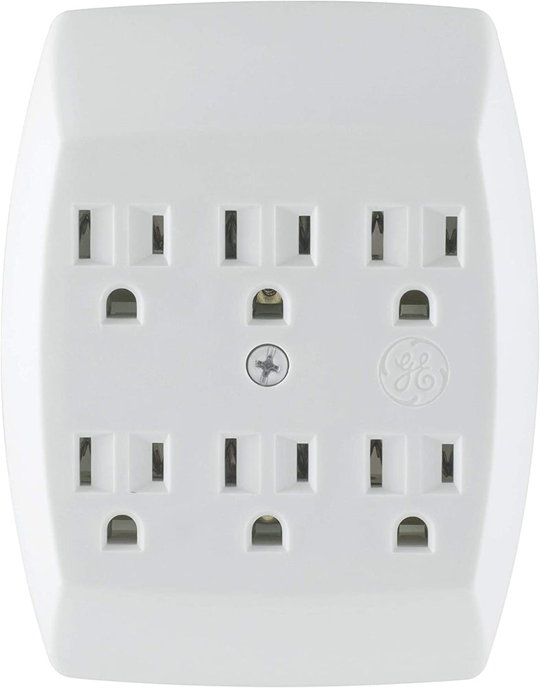 GE 6 Outlet Wall Tap with Nightlight