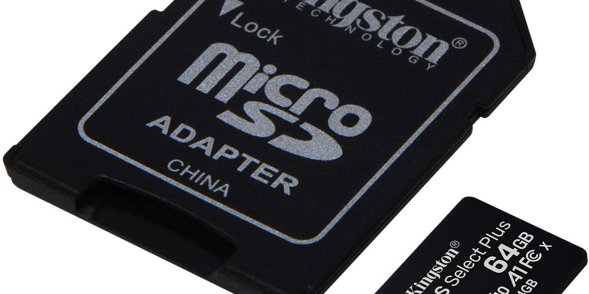 Kingston Micro SDHC Card 100R A1 C10 - 64GB, built-in write