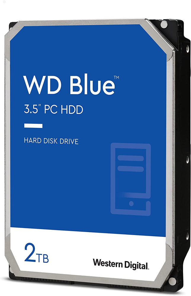 WD Blue 2TB 3.5" Desktop Hard Disk Drive - 7200 RPM SATA 6Gb/s 256MB Cache