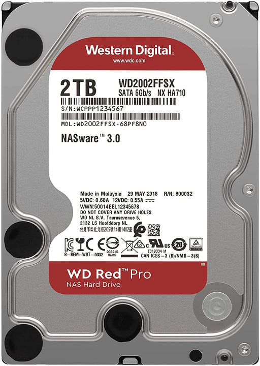 WD Red Pro NAS Desktop Hard Disk DRive -- 7200rpm, 64Mb Cache -- 5 Year WD Warranty