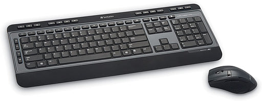 Verbatim Wireless Multimedia Keyboard and 6-Button Mouse Combo, USB 2.4Ghz Wireless -- 1 Year Verbatim Limited Warranty