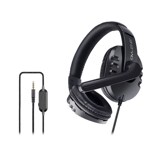 Ovleng OV-P4 Gaming Headset with Microphone,  40mm drivers, High Sensitivity Mic,  Volume control and mic mute