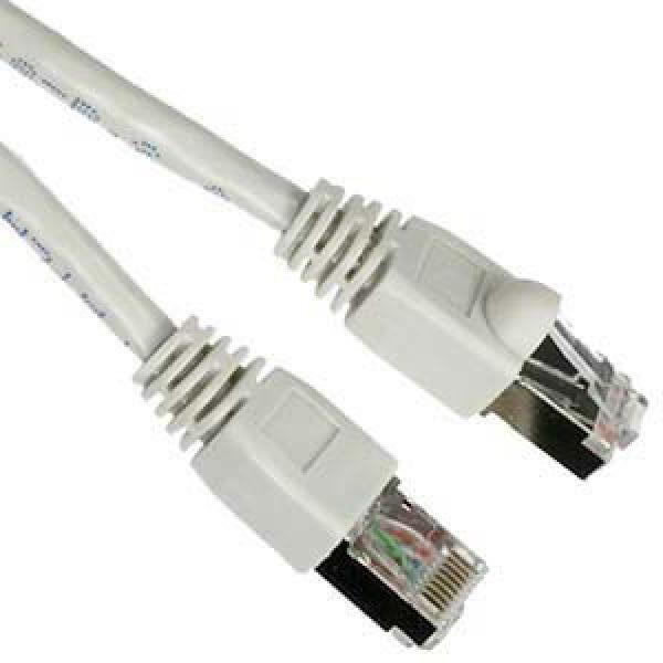 25' Shielded CAT6a (10 GIG) STP Network Cable - White