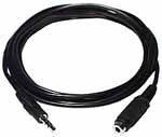 6' 3.5mm Stereo Extension Cable - (Male to Female)