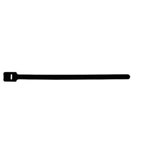 (Pack of 10) 8"  Velcro Cable Ties (Black Colour) - 8mm Wide