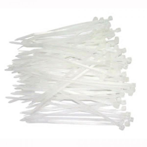 Thomas & Betts Plastic 24" Tie Wraps - 10 Pieces - Clear
